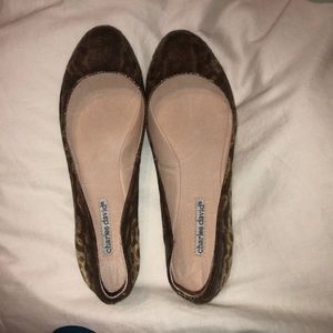 Charles David Snakeskin Flats